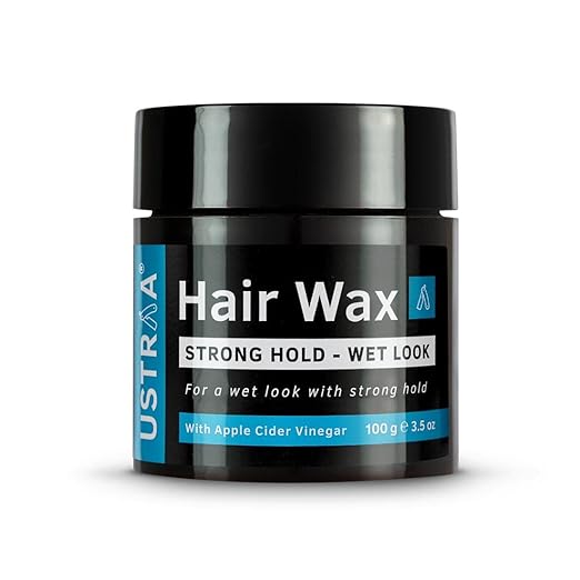 Ustraa Strong Hold Hair Wax For Men Wet Look - 100 gms