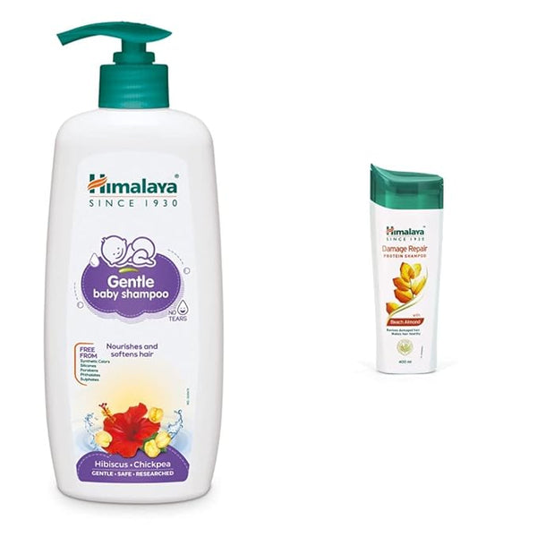 Himalaya Baby Shampoo & Himalaya Damage Repair Protein Shampoo Combo