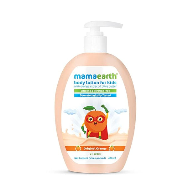 Mamaearth Original Orange Body Lotion & Cream for Kids with Orange & Shea Butter– 400 ml