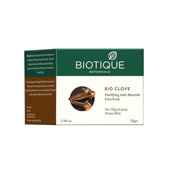 Biotique Bio Clove Purifying Anti-Blemish Face Pack - 75 gms