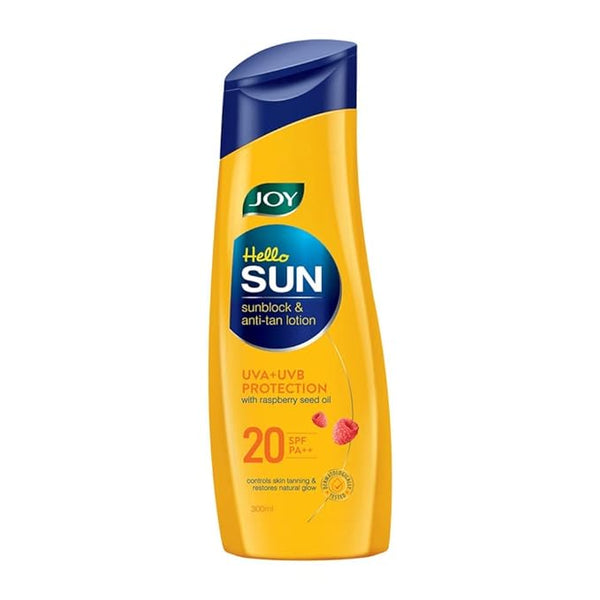 Joy Hello Sun Sunblock & Anti-Tan Lotion Sunscreen SPF 20 PA++ - 300 ml