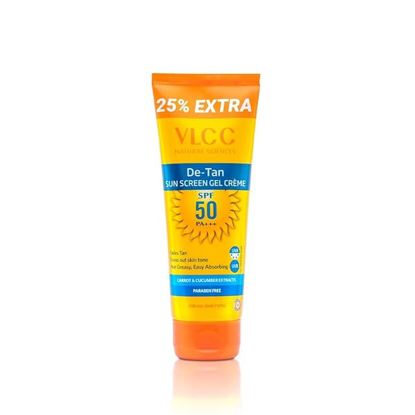 VLCC De Tan SPF 50 Sunscreen Gel Creme - 100 gms