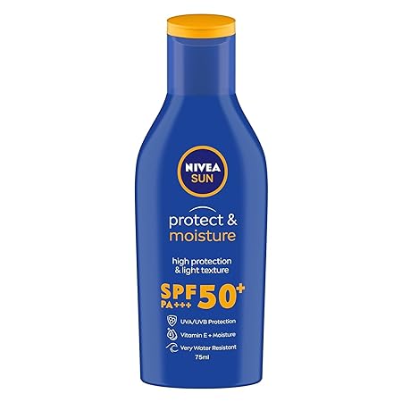 Nivea Sun Protect and Moisture SPF 50 Sunscreen - 75 ml