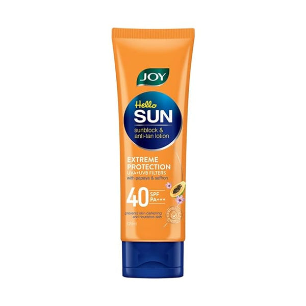 Joy Hello Sun Sunblock & Anti Tan Lotion Sunscreen SPF 40 PA+++ - 120 ml