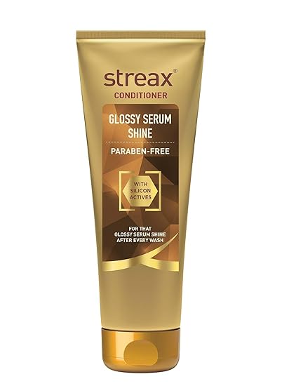 Streax Glossy Serum Shine Hair Conditioner for Women & Men - 240 ml