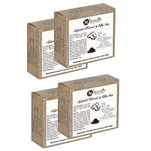 Naturalis Handmade Charcoal Soap with Natural Coffee For Cleansing And Skin Rejuvenation - Combo