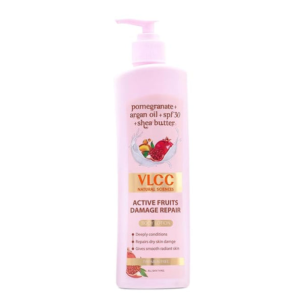 VLCC Active Fruits Damage Repair Body Lotion SPF 30 | PA+++ - 400 ml