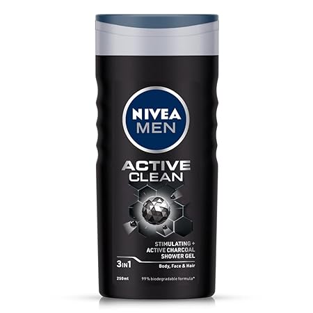 Nivea Men Body Wash Active Clean - 250 ml