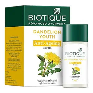 Biotique Dandelion Youth Anti-Ageing Serum - 40 ml