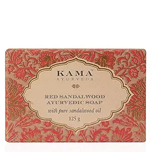 Kama Ayurveda Red Sandalwood Ayurvedic Soap with Pure Sandalwood Oil - 125 gms