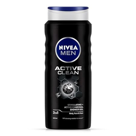 Nivea Men Body Wash Active Clean - 500 ml