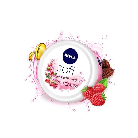 Nivea Soft Berry Blossom Moisturizer For Men & Women