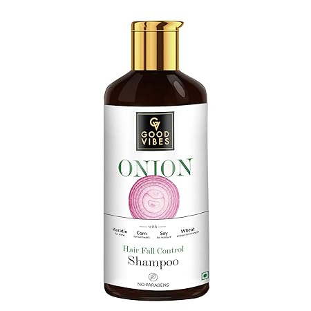 Good Vibes Onion Hairfall Control Shampoo - 300 ml