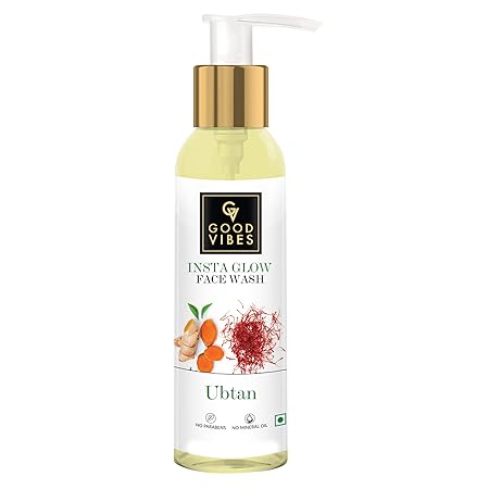 Good Vibes Ubtan Insta Glow Face Wash - 120 ml