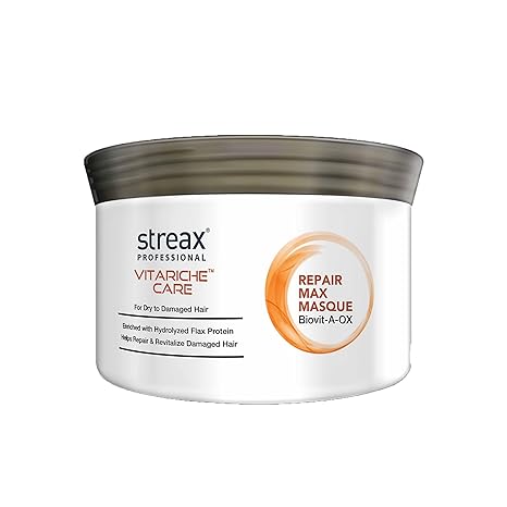 Streax Professional Vitariche Care Repair Max Masque Biovit-A-OX - 200 gms