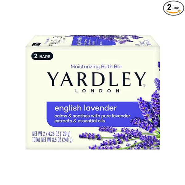 Yardley English Lavender Bar Soap - 120 gms( pack of 2 )