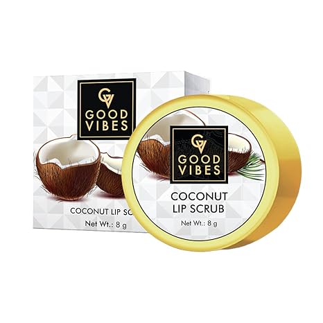 Good Vibes Coconut Lip Scrub - 8 gms