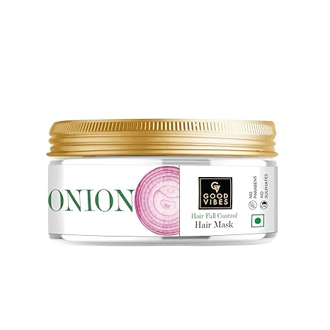 Good Vibes Onion Hair Fall Control Hair Mask - 200 gms