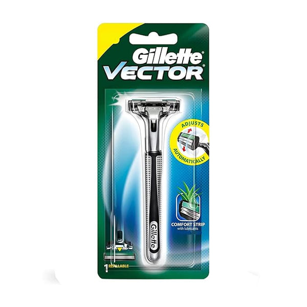 Gillette Vector Plus Manual Shaving Razor - 1 pc