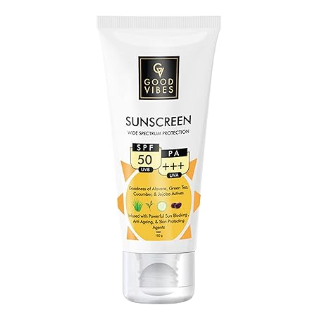 Good Vibes Wide Spectrum Protection Sunscreen With SPF 50