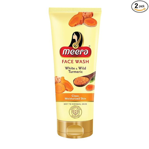 Meera White & Wild Turmeric Face Wash - 100 gms