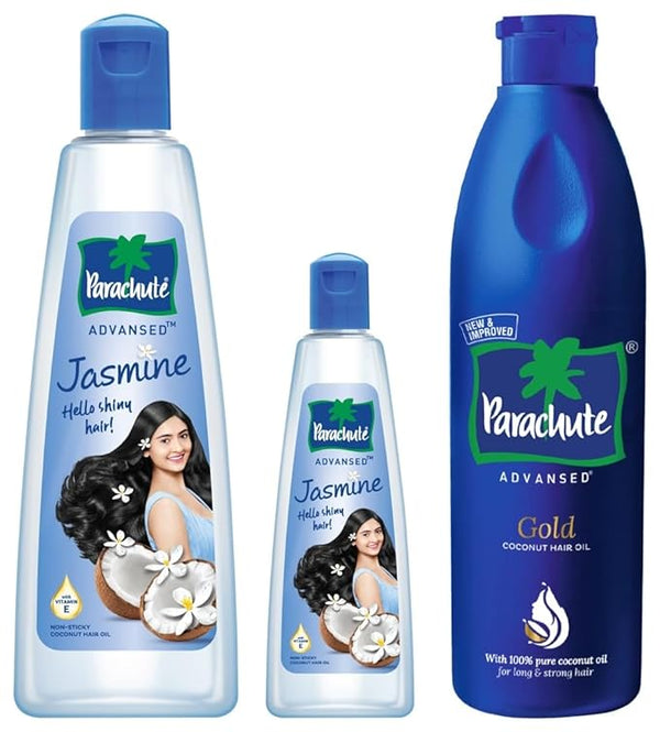 Parachute Advansed Jasmine Coconut Hair Oil & Gold Coconut Hair Oil