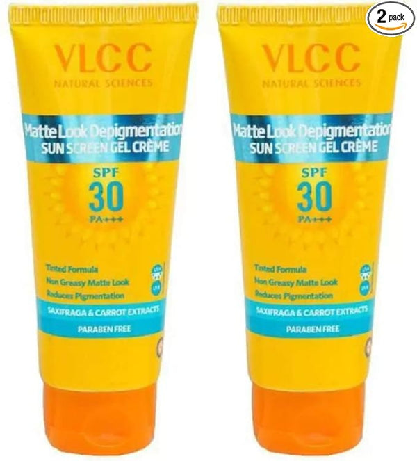 VLCC Epic Matte Look Depigmentation Sun Screen Gel Cream - SPF 30 Pa+++ - SPF 2 Pa+++ (200 gms)