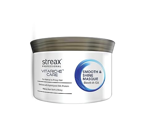 Streax Professional Vitariche Care Smooth and Shine Masque Fresh Fragrance - 200 gms