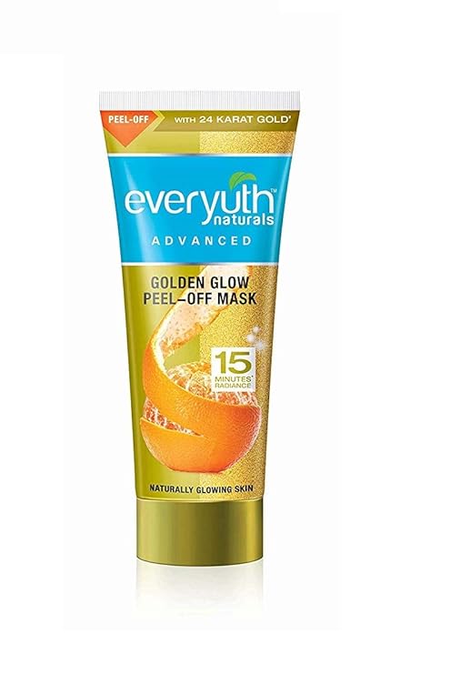 Everyuth Naturals Adv Golden Glow Peel Off Mask (24K Gold) - 50 gms