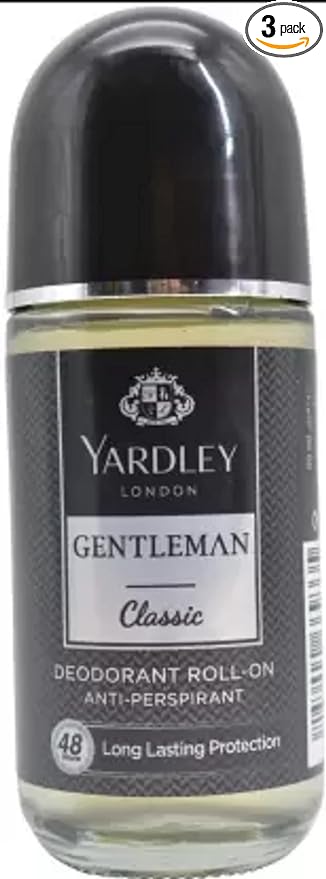YARDLEY Gentleman Classic 50ml Deo Roll-On For Men (Imported) Deodorant Roll-on - For Men & Women - 50 ml
