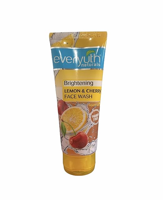 Everyuth Naturals Brightening Lemon Cherry Face Wash - 50 gms