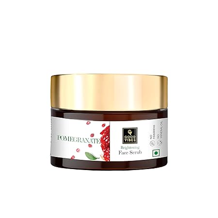 Good Vibes Pomegranate Brightening Face Scrub - 50 gms