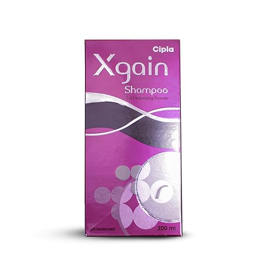 Cipla Xgain Shampoo 2 in 1 Volumizing Formula pH Balanced - 200 ml