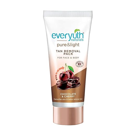 Everyuth Naturals Tan Removal Face Pack Chocolate and Cherry - 50 gms