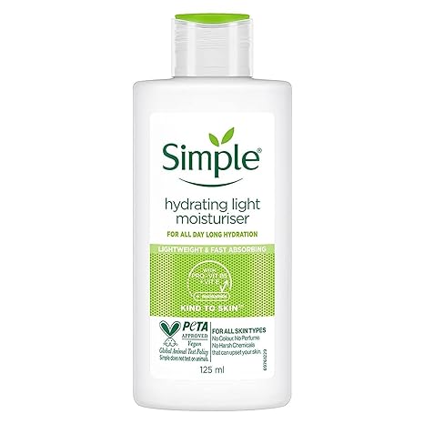 Simple Kind To Skin Hydrating Light Moisturiser Lotion - 125 ml