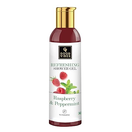 Good Vibes Raspberry & Peppermint Refreshing Shower Gel - 200 ml