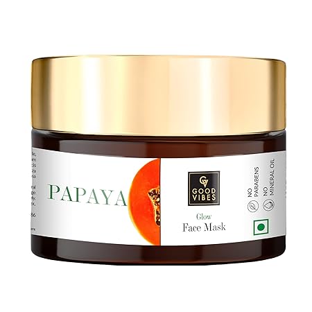 Good Vibes Papaya Glow Face Mask - 50 gms