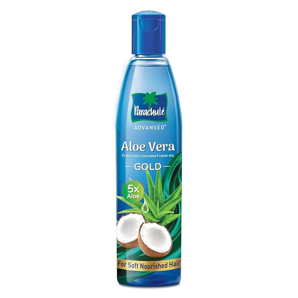 Parachute Advansed Aloe Vera Enriched Coconut Hair Oil Gold 5X Aloe - 250 ml