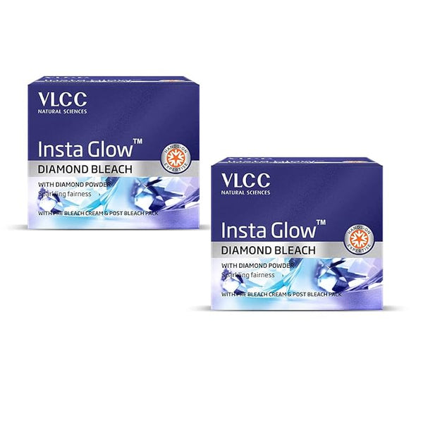 VLCC Natural Sciences Insta Glow Diamond Bleach - 30 gms (Pack of 2)