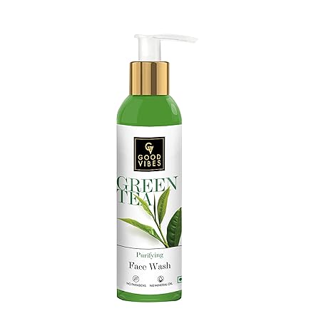 Good Vibes Green Tea Purifying Face Wash - 120 ml