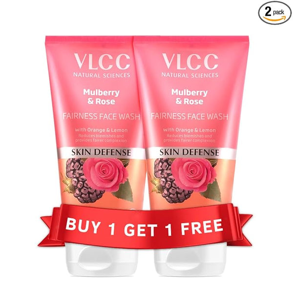 VLCC Mulberry & Rose Facewash -150 ml (Buy One Get One)