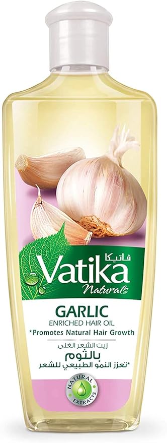 Vatika Dabur Garlic Enriched Hair Oil For Hair Growth - 200 ml