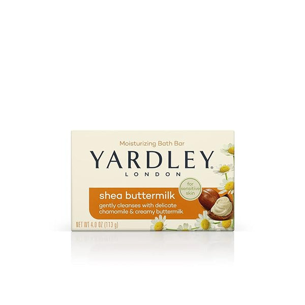 Yardley London Sensitive Skin Shea Buttermilk W/Chamomile & Creamy Buttermilk Bath Bar - 113 gms