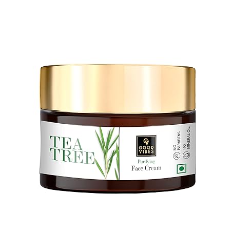 Good Vibes Tea Tree Purifying Face Cream - 50 gms