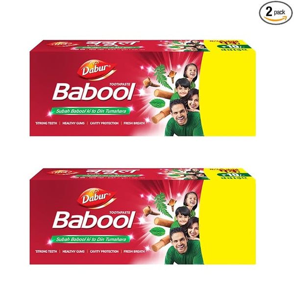 Dabur Babool Ayurvedic Toothpaste -700g (350g x 2, Pack of 2)