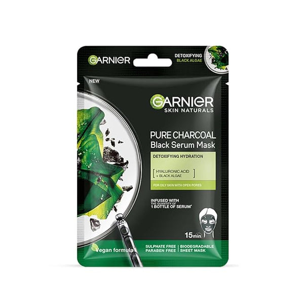 Garnier Skin Naturals Face Mask Charcoal (1 pc) - 28 gms