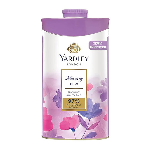 Yardley London Morning Dew Perfumed Talc for Women - 250 gms