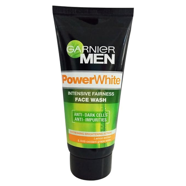 Garnier Men Power Light Intensive Fairness Face Wash - 50 gms (Pack Of 2)