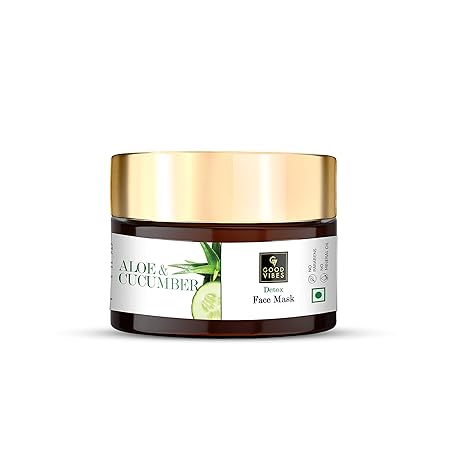 Good Vibes Aloe Cucumber Detox Face Mask - 60 gms