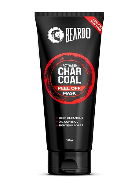 Beardo Activated Charcoal Peel Off Mask for Men - 100 gms